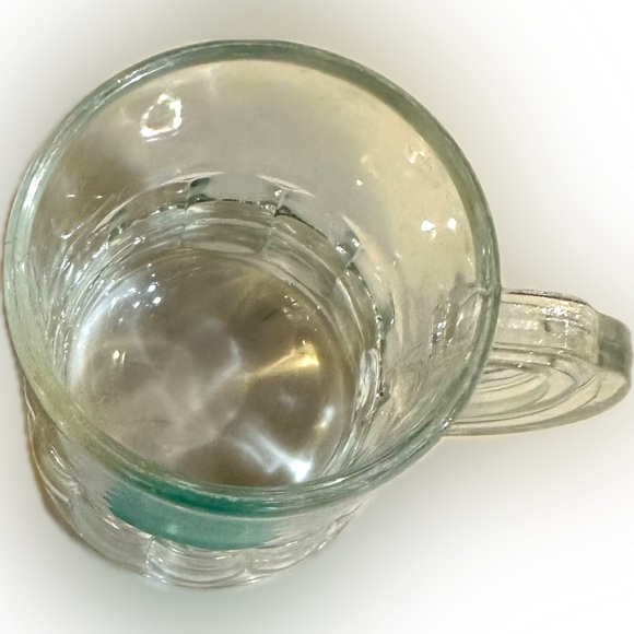 VTG CLEAR SHOT GLASS MUG WITH GREEN CLOVER ST PATRICKS DAY ST PADDYS 1.75” SHOTS - Picture 4 of 4